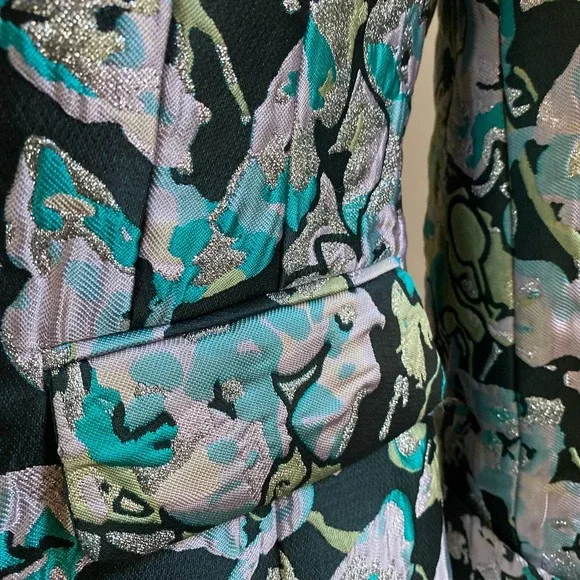 NWT ETCETERA Blazer In Bloom Print, size 2 - Picture 10 of 16